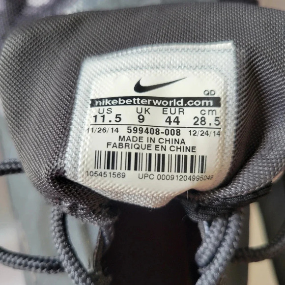 Nike Air Max Thea Black/Gray Leopard Running Walking Sneakers, Women Size 11.5 - Picture 13 of 13